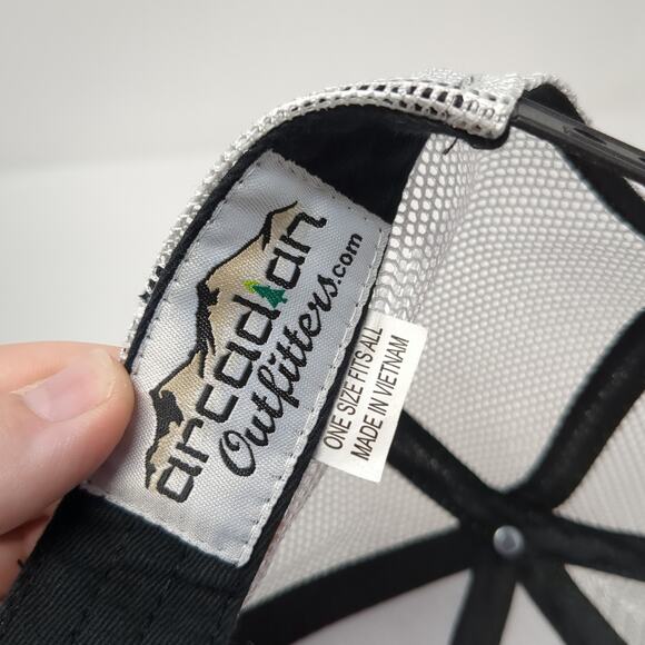 Idaho Life Snapback Trucker Hat Gray One Size Embroidered Arcadian Outfitters - Picture 9 of 9